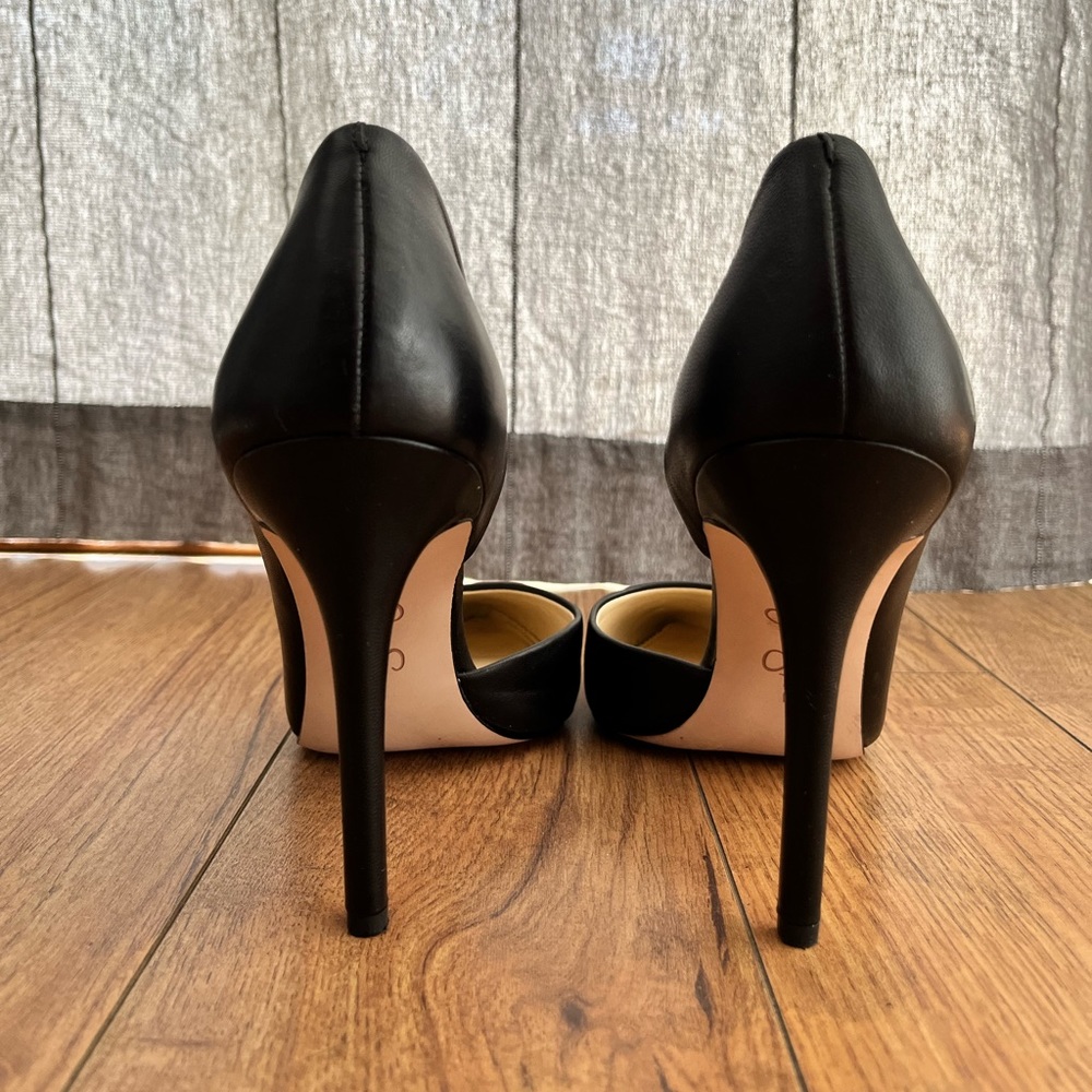 Jessica Simpson Black Prizma D’Orsay Pointed Toe Heel (Size 8.5) - Picture 2 of 9